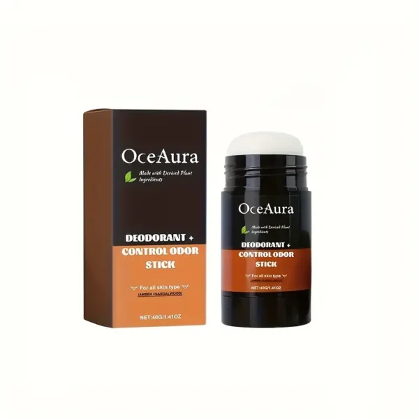 ⁦مزيل عرق من OceAura - مستخلصات العنبر، السانتالوم، وروزا روغوزا⁩ - الصورة ⁦2⁩