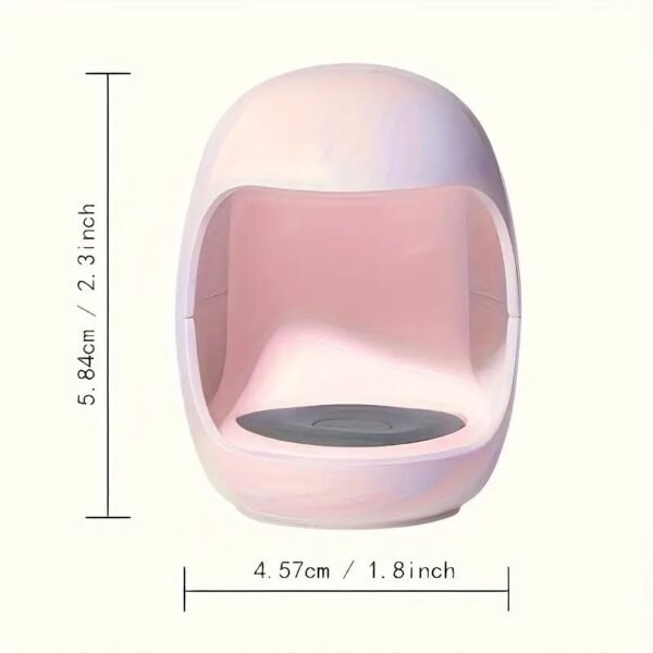 ⁦مصباح تجفيف الأظافر بالأشعة فوق البنفسجية صغير سريعة التجفيف، محمول على شكل بيضة، يعمل بالطاقة عبر USB⁩ - الصورة ⁦4⁩