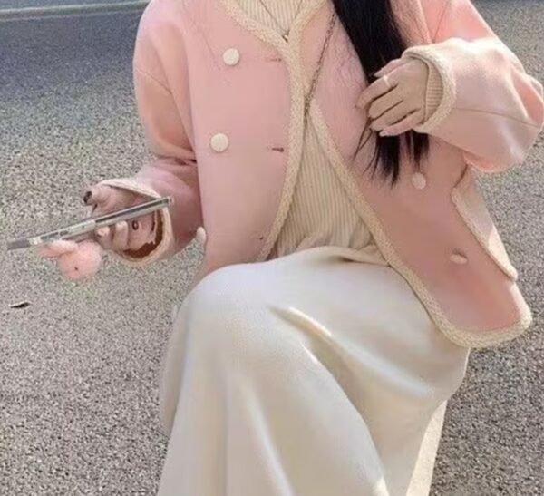 ⁦معاطف صوفية نسائية-ملابس شتوية نسائية⁩ - الصورة ⁦2⁩