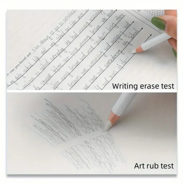 ⁦قلم ممحاة احترافي للرسم بلمعان عالي - نظيف، بدون تلطيخ للفنانين والطلاب⁩ - الصورة ⁦2⁩