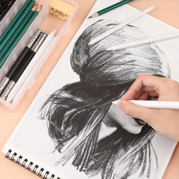 ⁦ممحاة ورق فني 3 6 عالية اللمعان للرسم الفني ورق ناعم قلم ممحاة عالية اللمعان للطلاب قلم ممحاة عالية اللمعان⁩ - الصورة ⁦2⁩